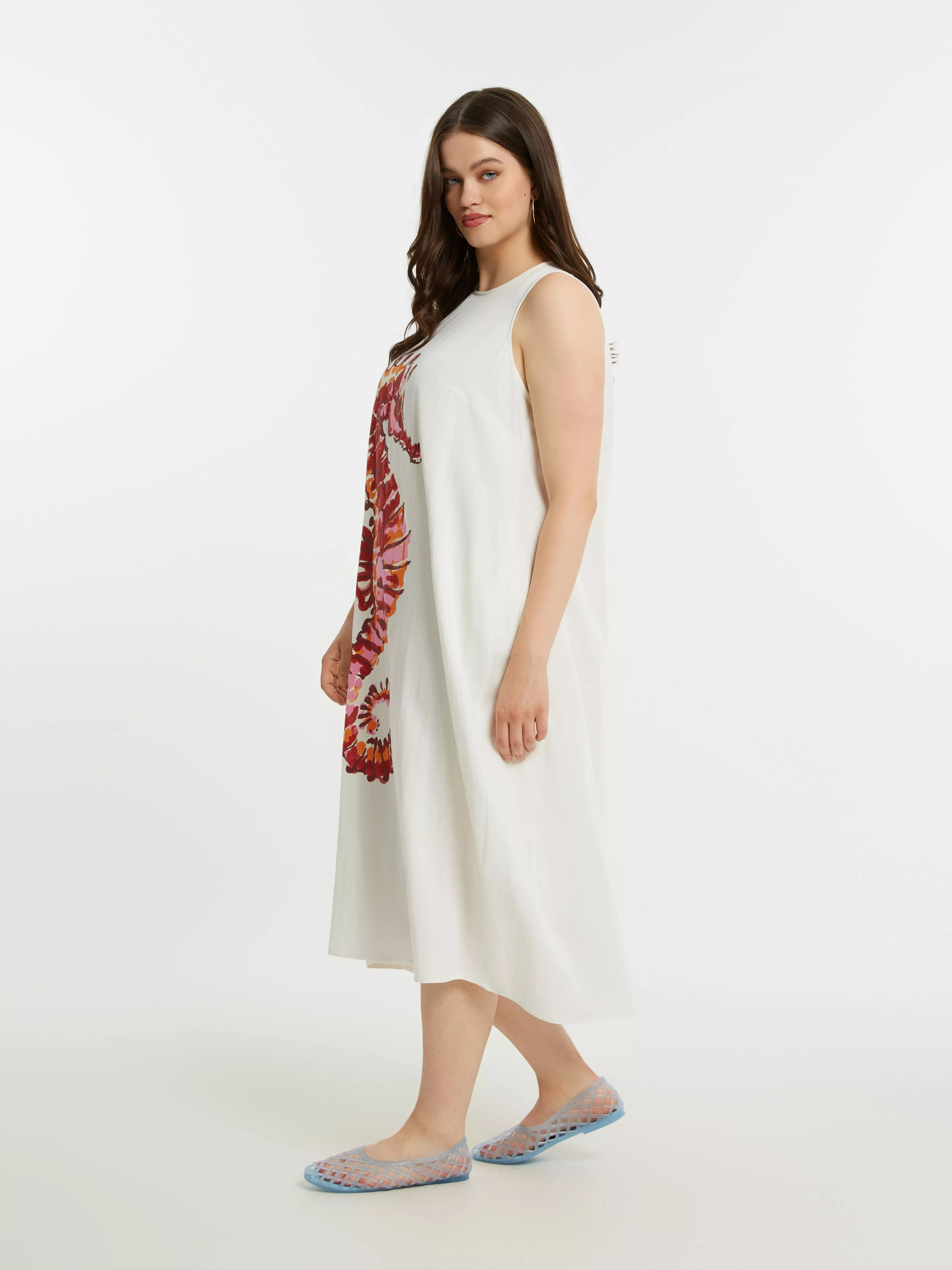 ROBE HIPPOCAMPE – MAT FASHION – GRANDE TAILLE 44–52