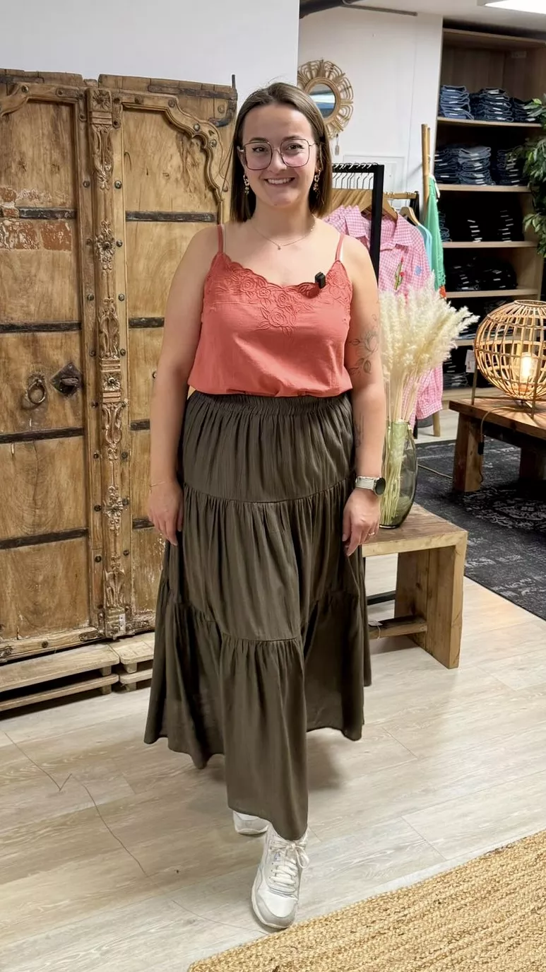 JUPE ZELIE – IN APRIL 1986 – GRANDE TAILLE 44–48