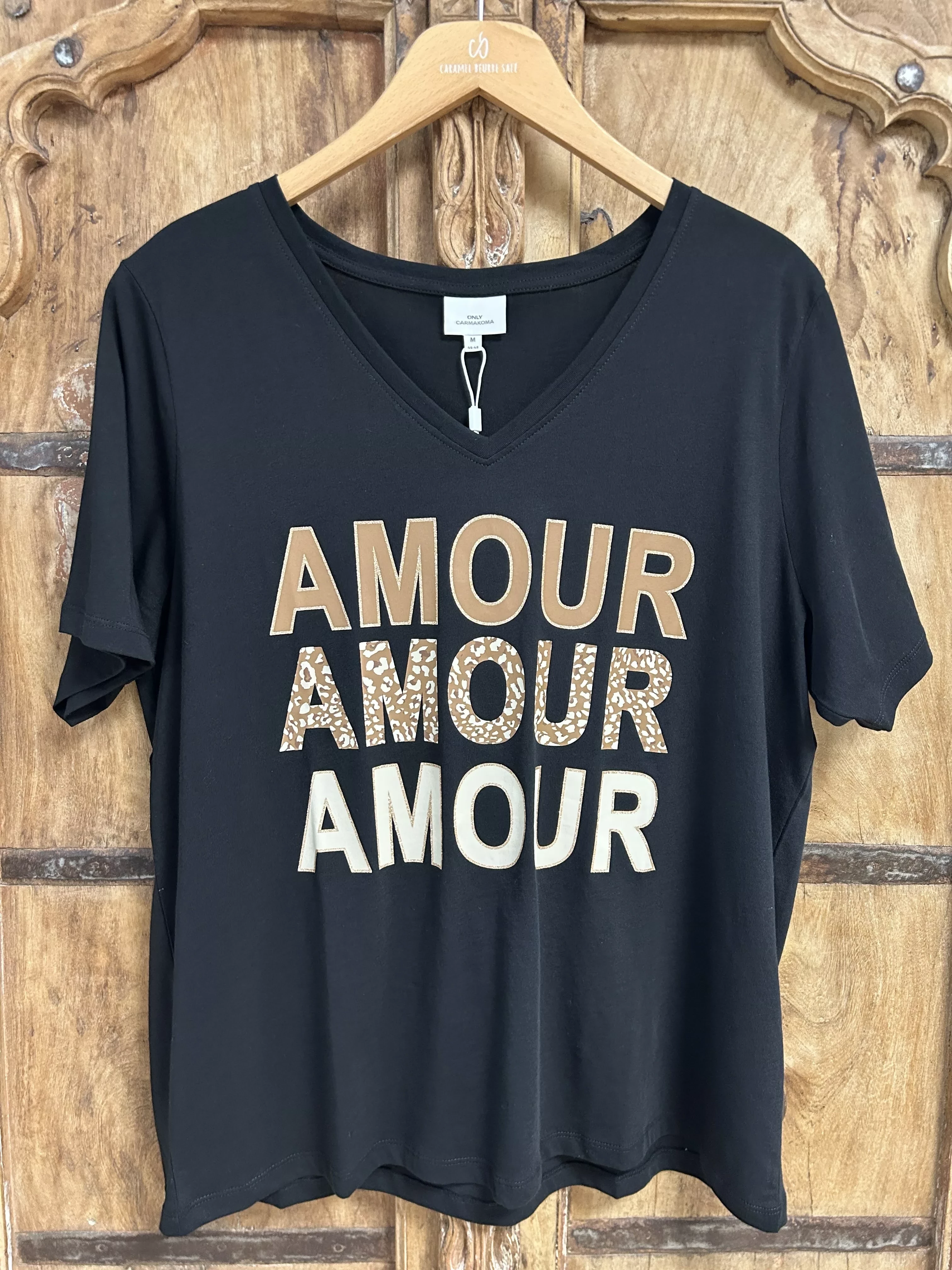 T-SHIRT 3 AMOURS – ONLY CARMAKOMA – GRANDE TAILLE 42–54
