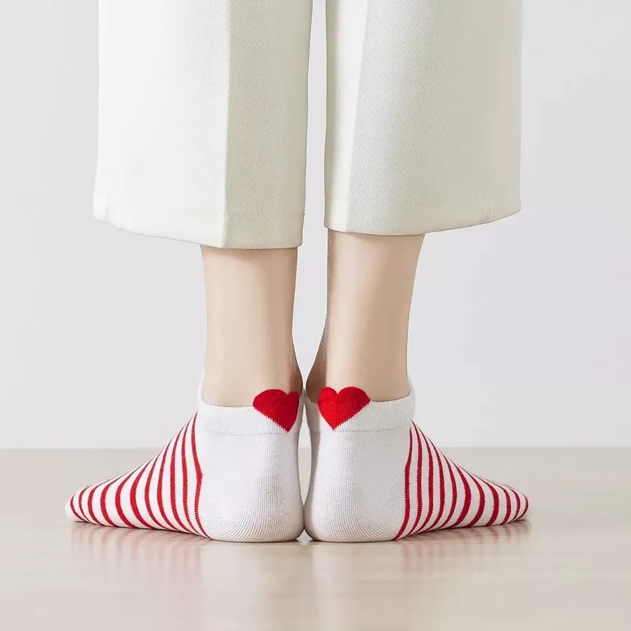 SOQUETTES LANGUETTE COUP DE CŒUR MARINE – TITES CHAUSSETTES