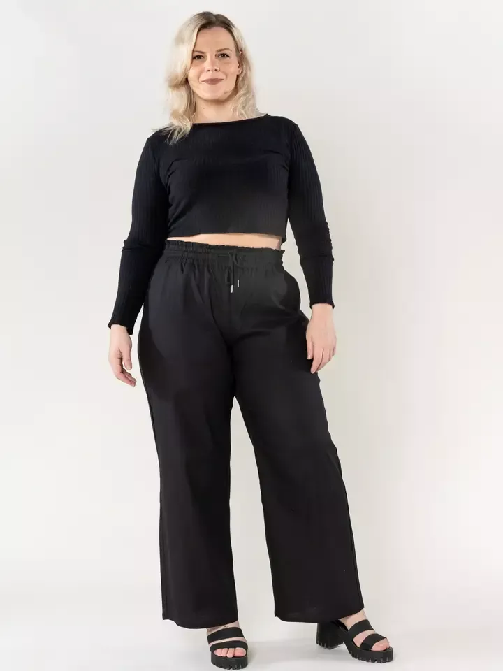 PANTALON COTON CALYPSO – NINA CARTER – GRANDE TAILLE 42–48