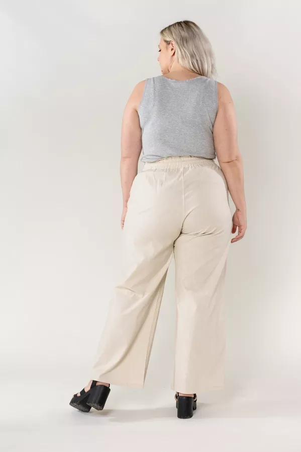 PANTALON COTON CALYPSO – NINA CARTER – GRANDE TAILLE 42–48