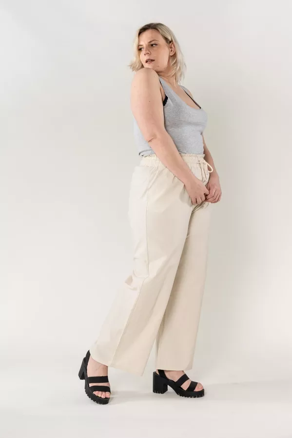 PANTALON COTON CALYPSO – NINA CARTER – GRANDE TAILLE 42–48