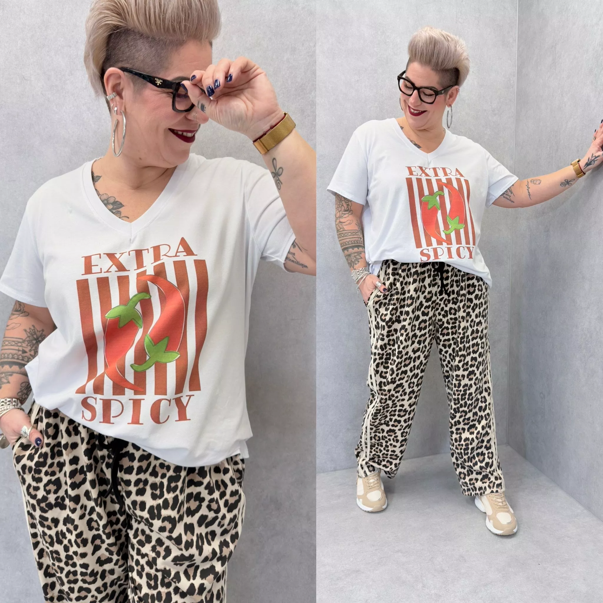 T-SHIRT EXTRA SPICY – C MÉLODIE – GRANDE TAILLE 46–50