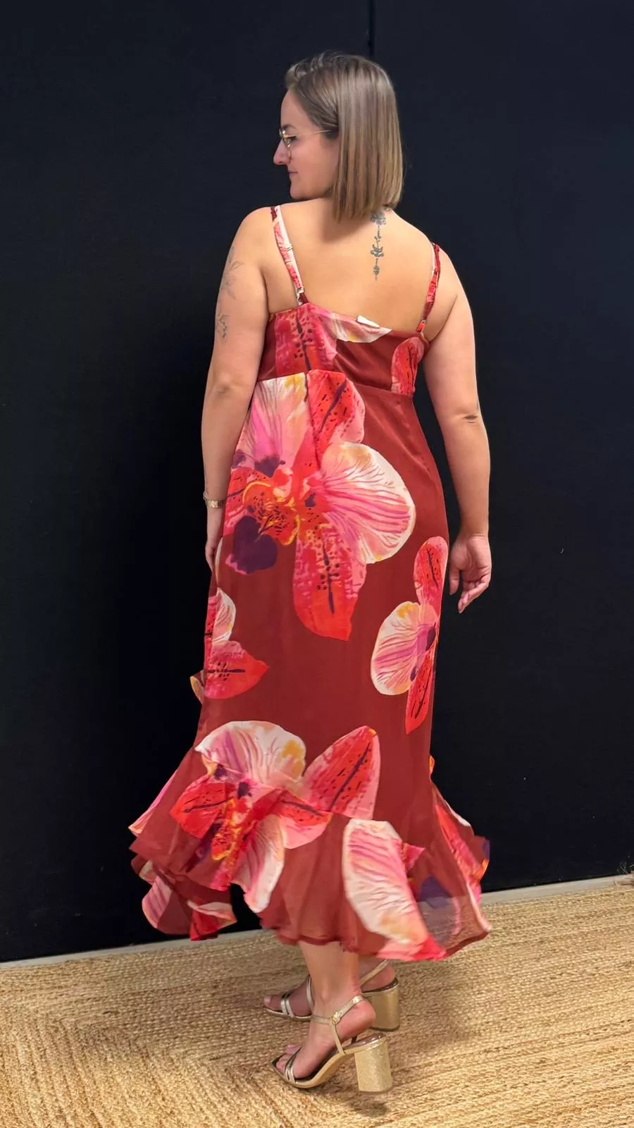 ROBE FLORA – ONLY CARMAKOMA – GRANDE TAILLE 42–54