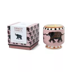 BOUGIE TOBACCO & VANILLA 226G – A DOPO – PADDYWAX – MOTIF ÉLÉPHANT