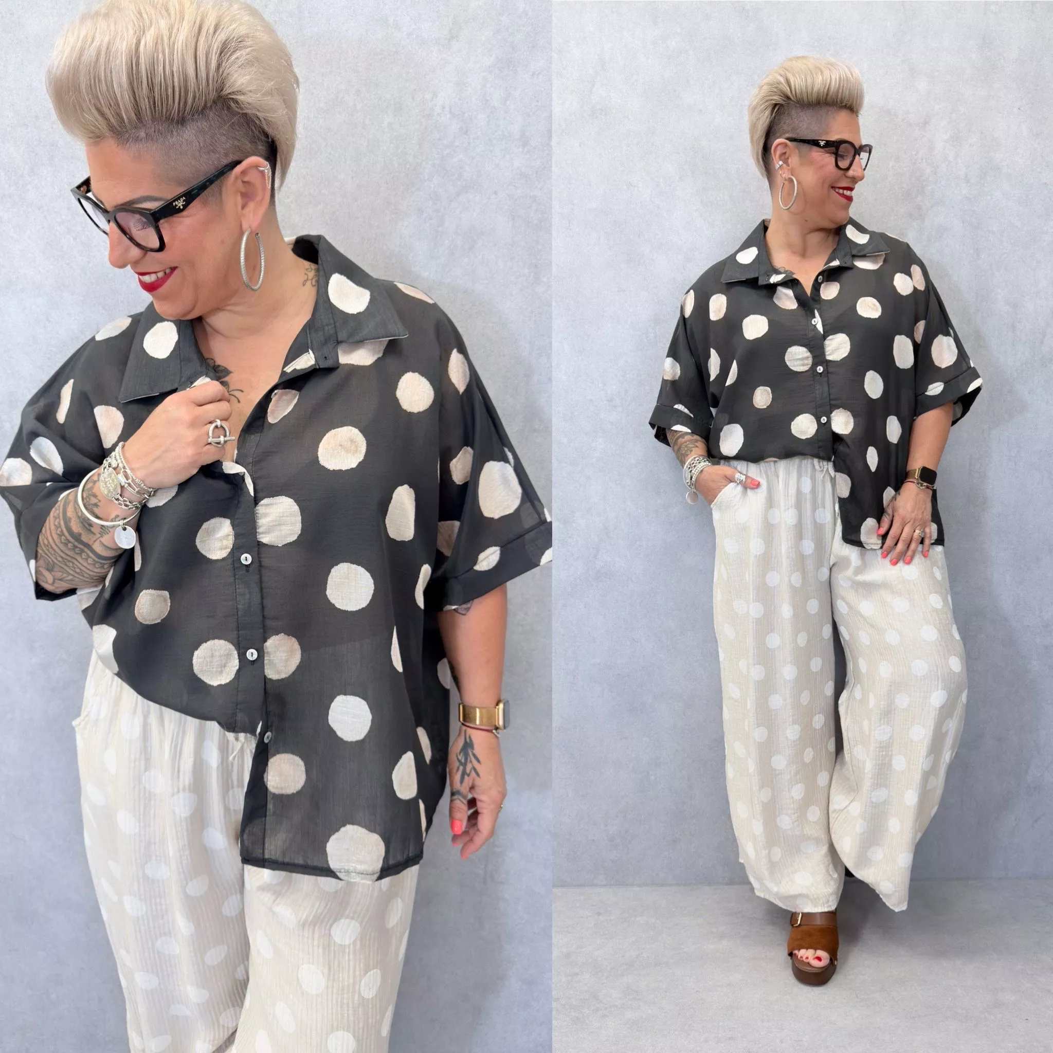 BLOUSE AMIRA – C MÉLODIE – GRANDE TAILLE 46–50