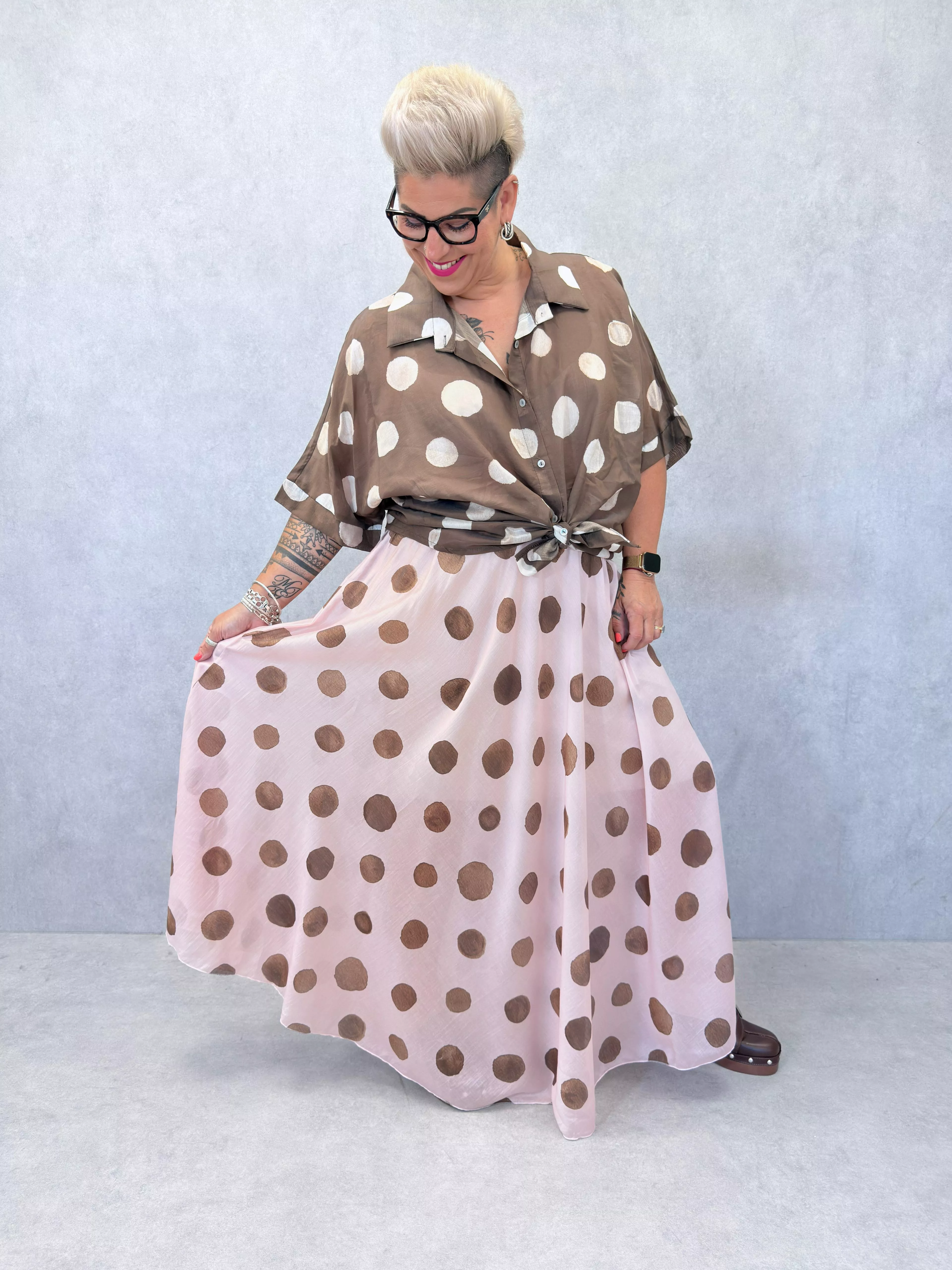 BLOUSE AMIRA – C MÉLODIE – GRANDE TAILLE 46–50