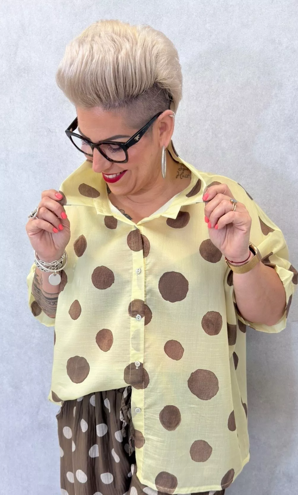 BLOUSE AMIRA – C MÉLODIE – GRANDE TAILLE 46–50