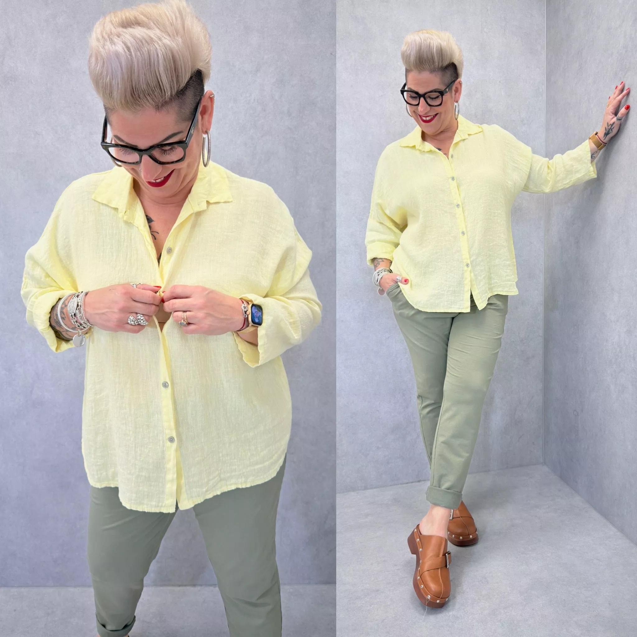 BLOUSE LIN – C MÉLODIE – GRANDE TAILLE 46–50