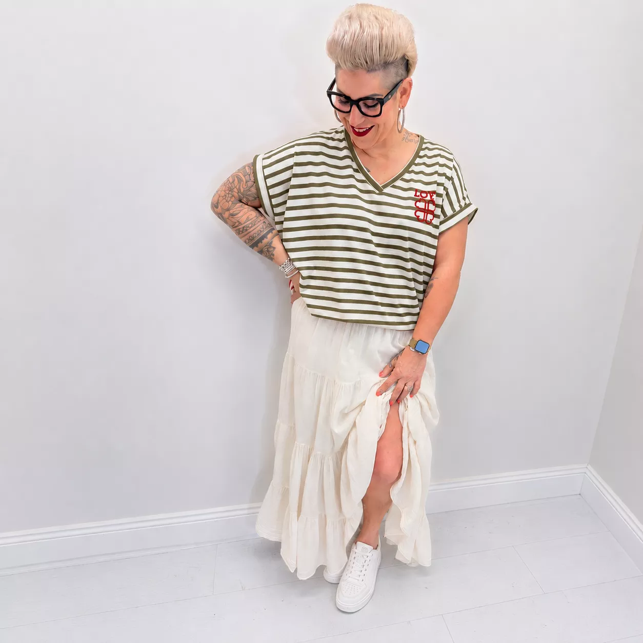 T-SHIRT LOVE – GRANDE TAILLE 48–52