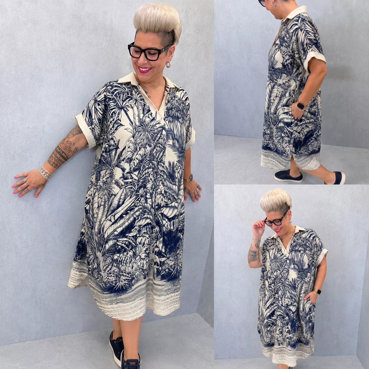 ROBE PALMA – GRANDE TAILLE 46–50