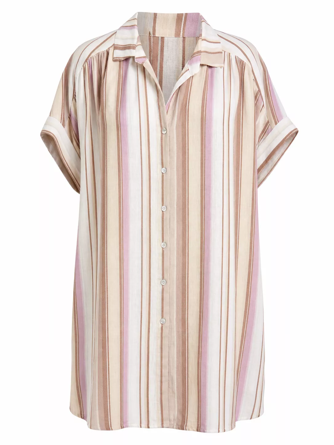 ROBE CHEMISE COTON – PÉPOUZ – GRANDE TAILLE 42–46