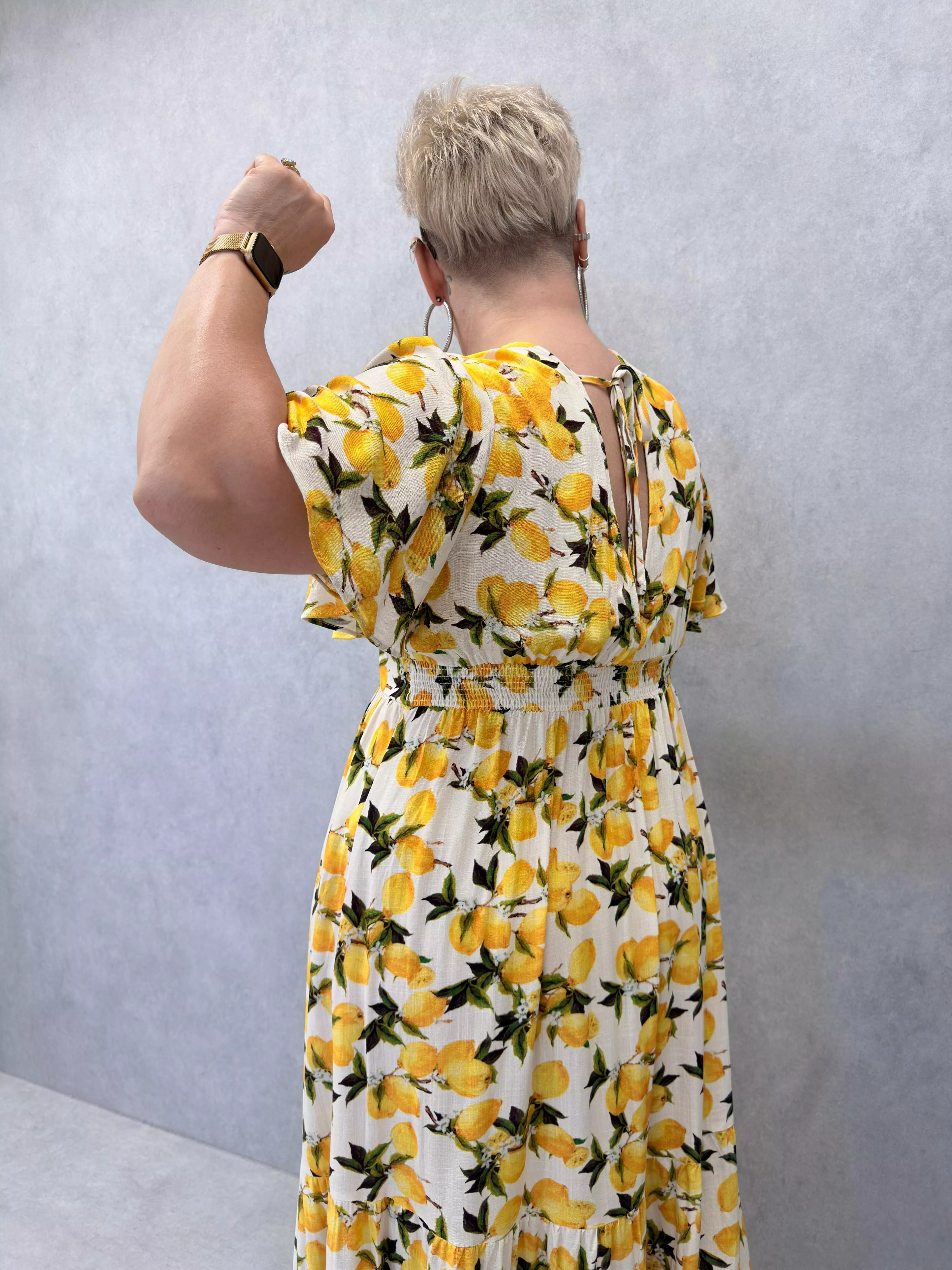 ROBE LEMON – IN APRIL 1986 – GRANDE TAILLE 46–50