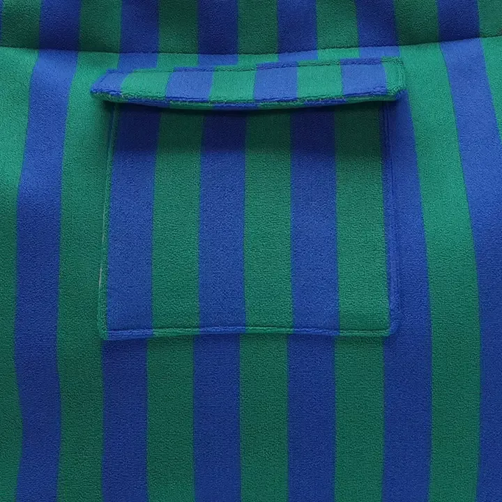 BEACH BAG RAYÉ BLEU & VERT – LOT 83