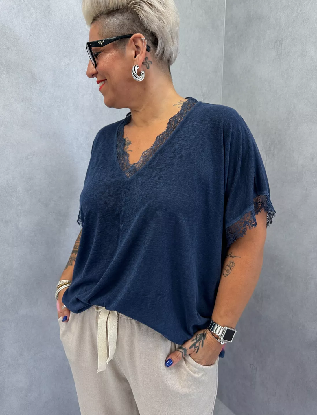 T-SHIRT LIVIA – C MÉLODIE – GRANDE TAILLE 48–50