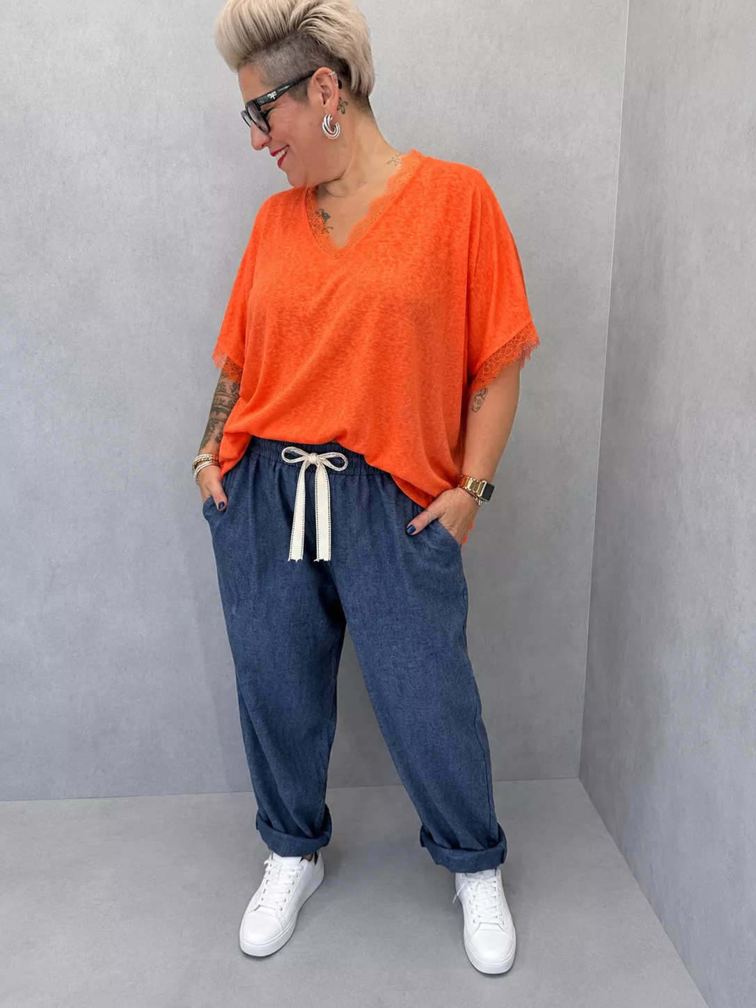 T-SHIRT LIVIA – C MÉLODIE – GRANDE TAILLE 48–50