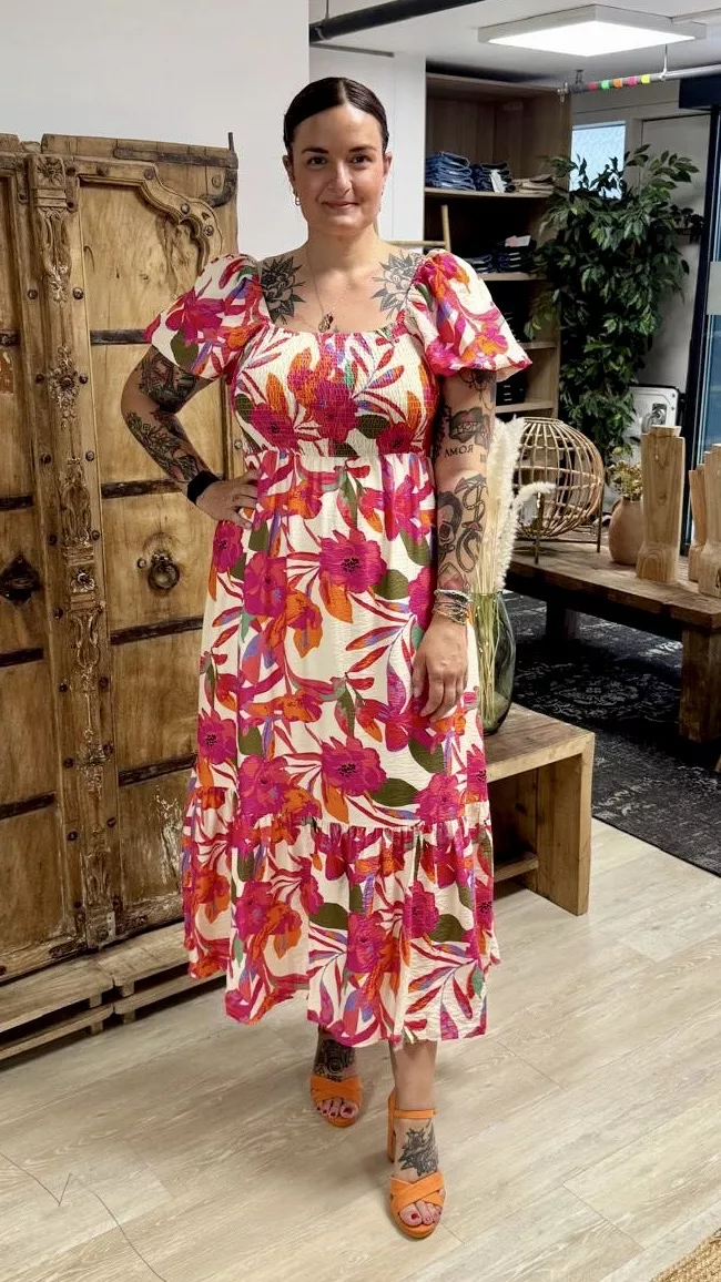 ROBE OCÉANE – MAËLLE – GRANDE TAILLE 42–50