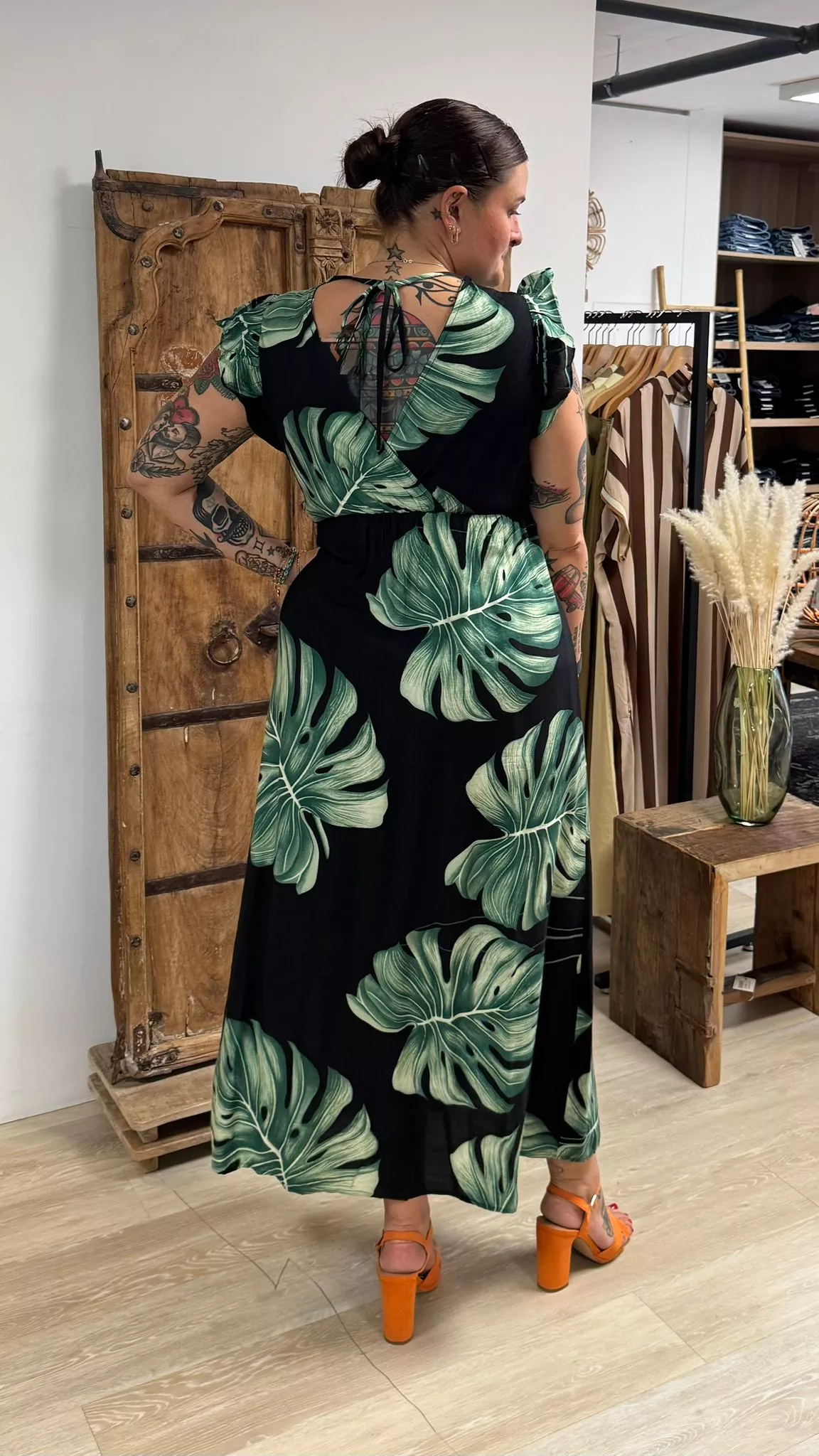 ROBE XENIA MONSTERA – MAËLLE – GRANDE TAILLE 42–50