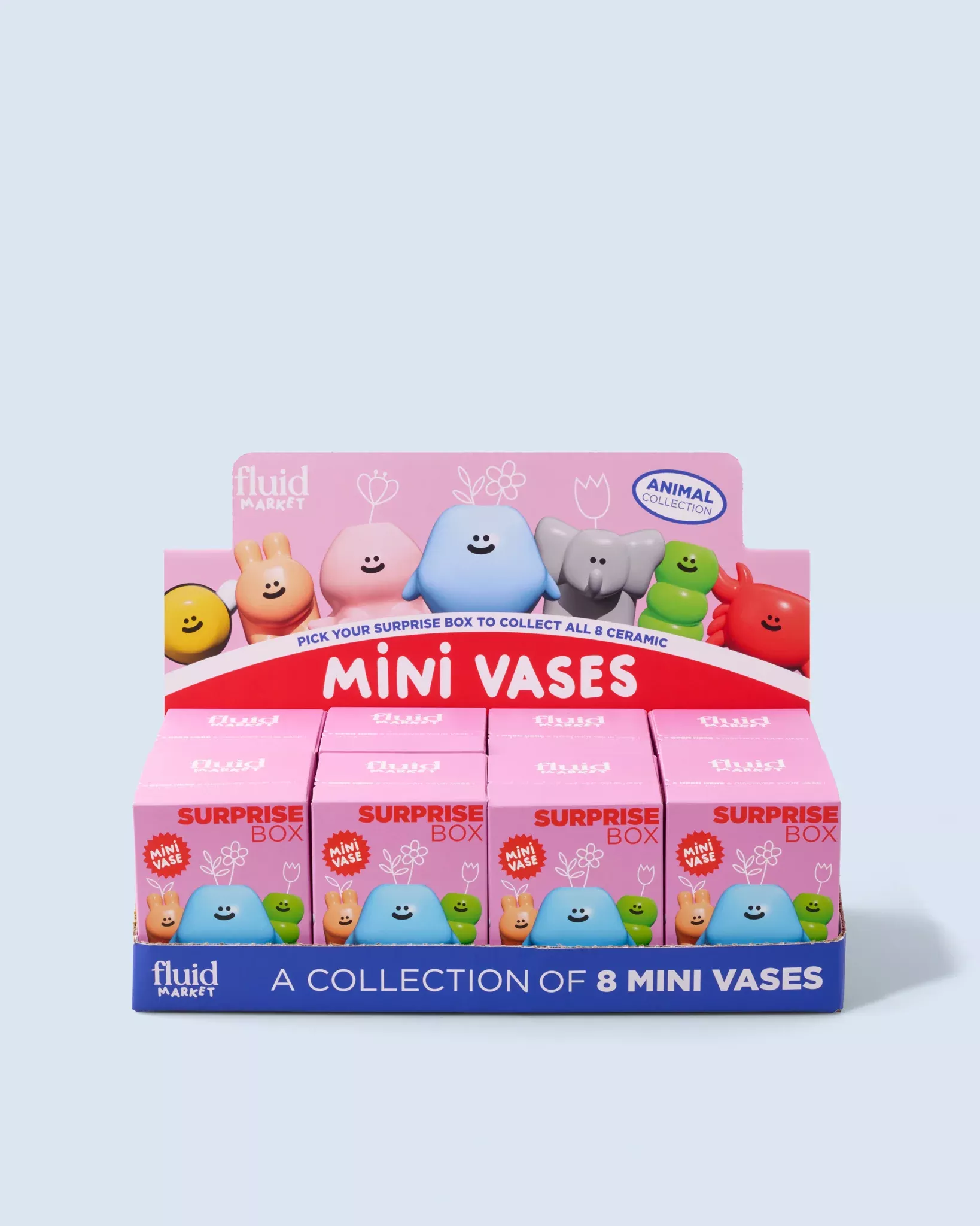 SURPRISE BOX MINI VASE ANIMAUX – FLUID MARKET