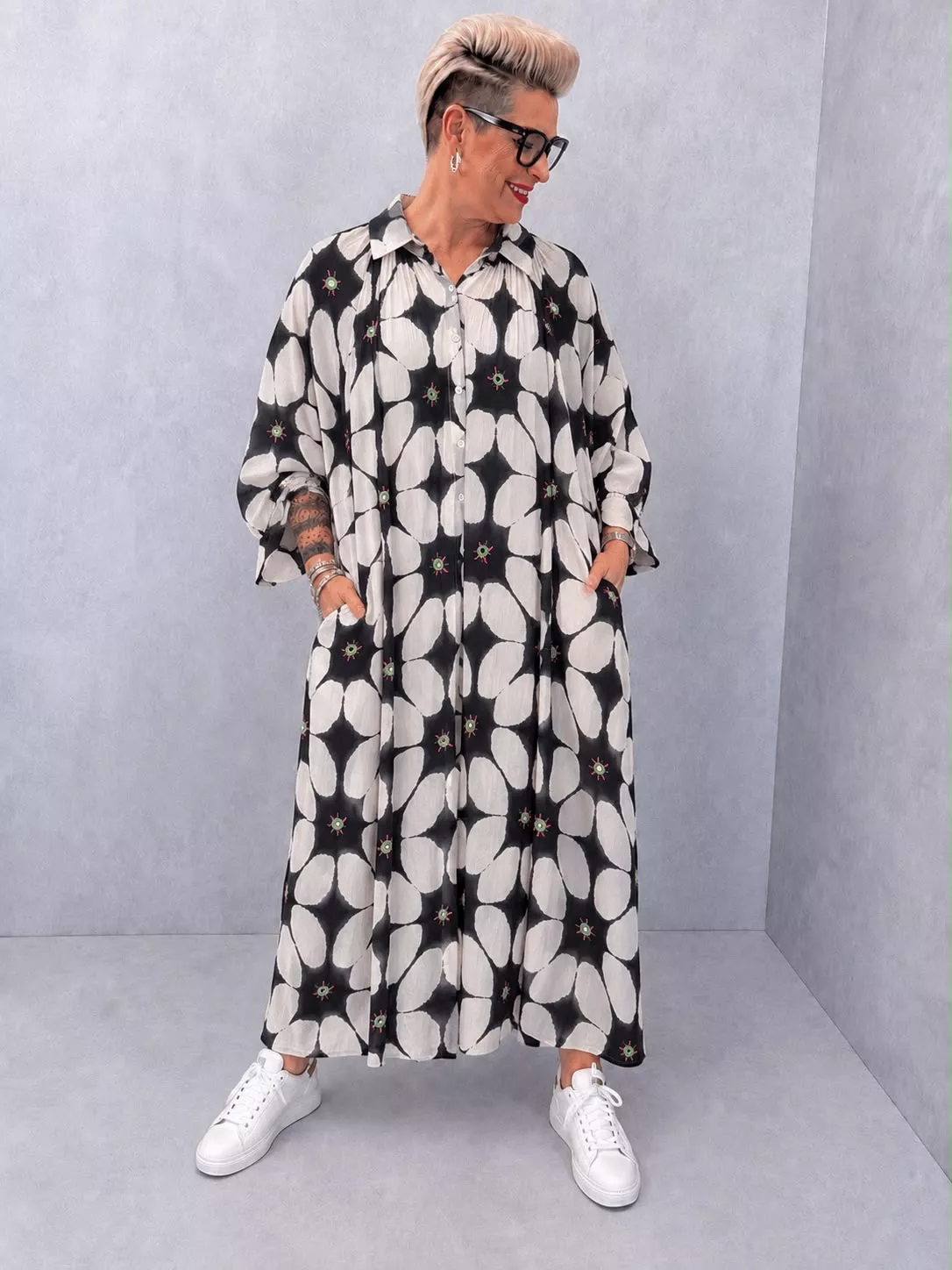 ROBE NAVEA – BIANCA PARIS – GRANDE TAILLE 46–50