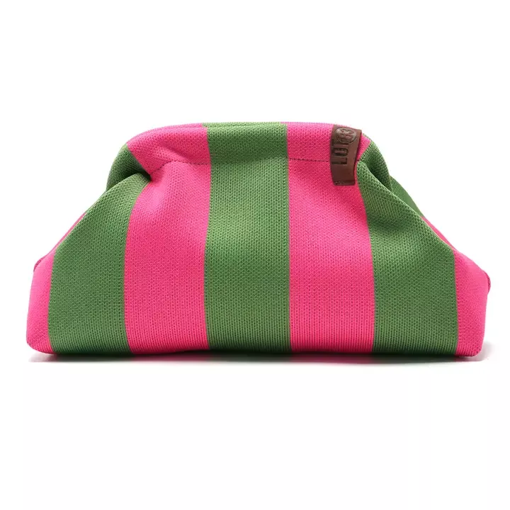 TROUSSE EMMA RAYÉE VERT & PINK – LOT 83