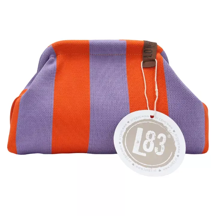 TROUSSE EMMA RAYÉE LILAS & ORANGE – LOT 83