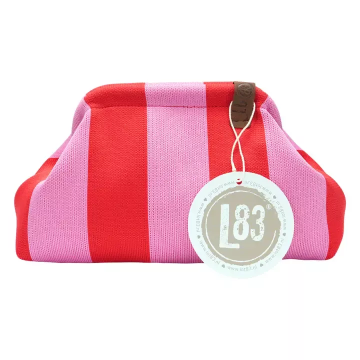 TROUSSE EMMA RAYÉE ROUGE & PINK – LOT 83