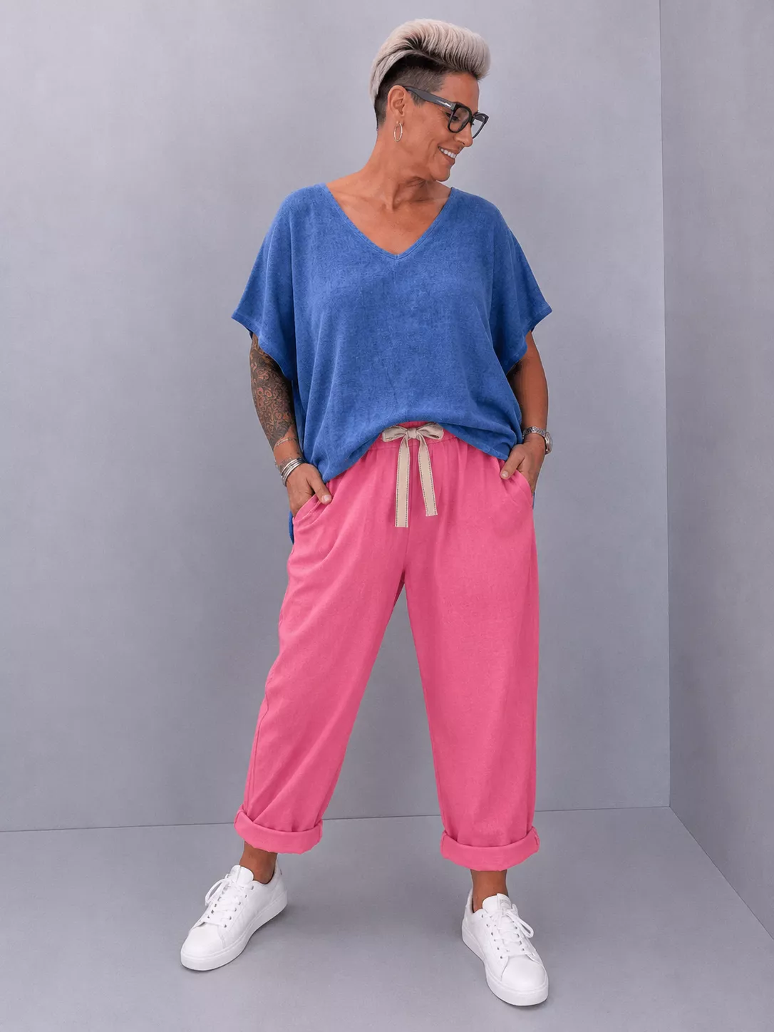 TUNIQUE KEA – COTON & LIN – GRANDE TAILLE 46–54