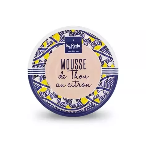 MOUSSE DE THON AU CITRON – POIDS TOTAL NET 80 G – LA PERLE DES DIEUX 1887