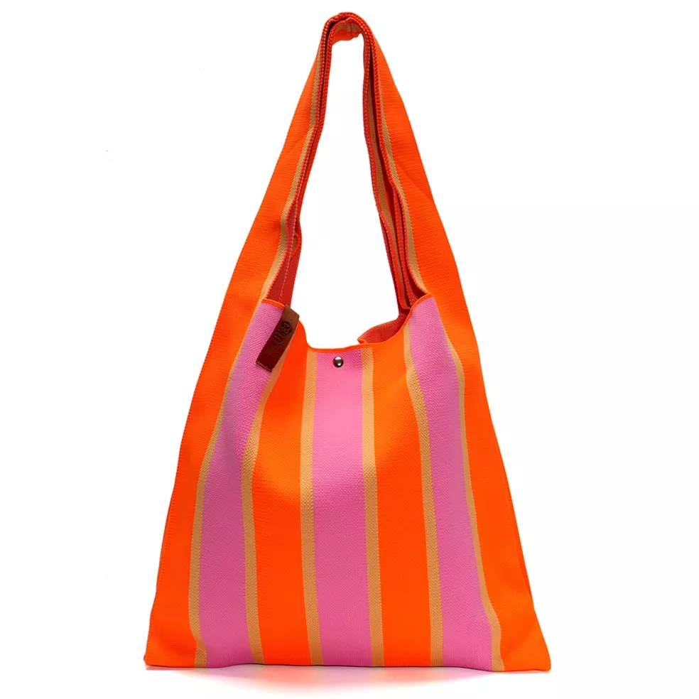 SHOPPER LOÏS – LOT 83 – ORANGE & ROSE