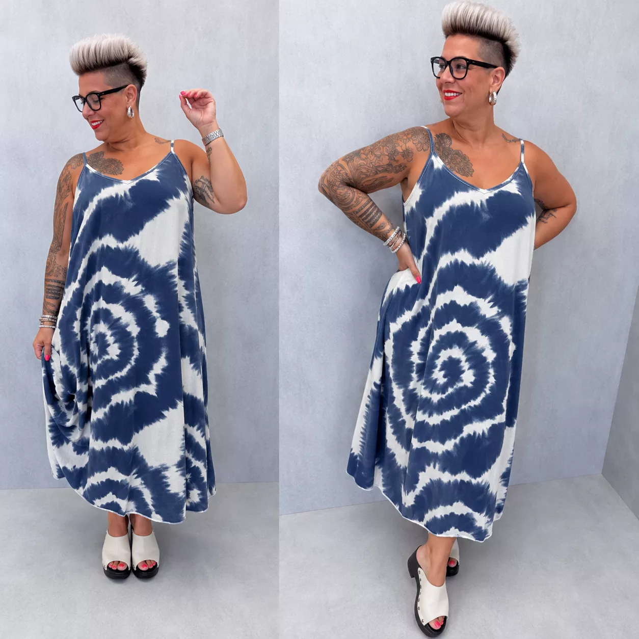 ROBE TIE & DYE – GRANDE TAILLE 46–48