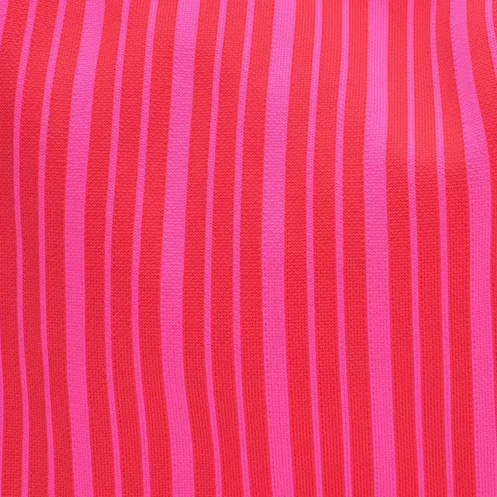 SHOPPER LOÏS ROSE ET ROUGE À FINES RAYURES – LOT 83