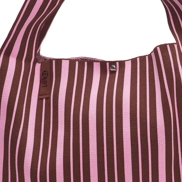 SHOPPER LOÏS MARINE À POIS FUCHSIA – LOT 83
