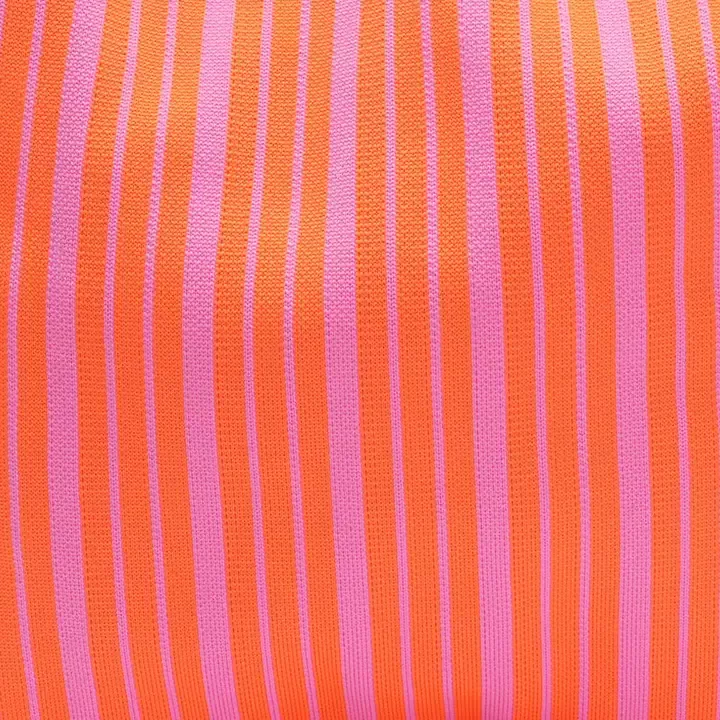 SHOPPER LOÏS ORANGE ET ROSE À RAYURES – LOT 83