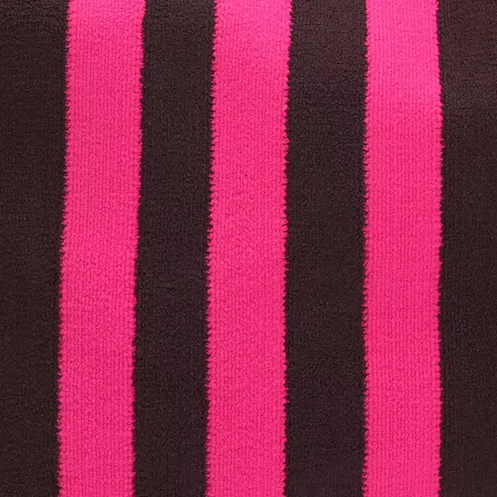 SHOPPER LOÏS FUCHSIA ET CHOCOLAT EFFET BOUCLETTE – LOT 83