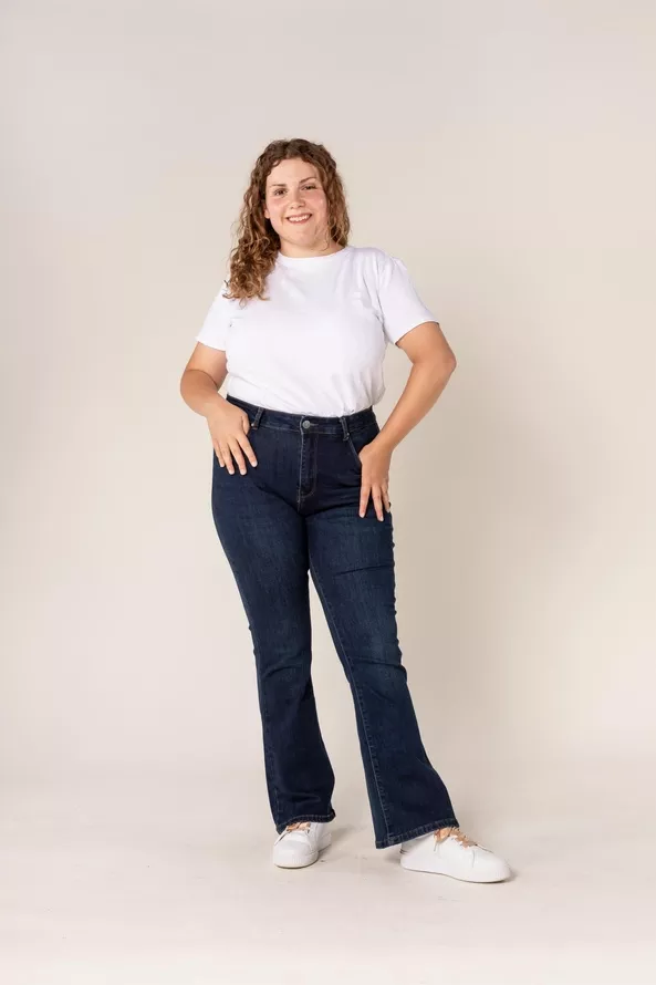 JEANS BOOT CUT - NINA CARTER - GRANDE TAILLE 40-50
