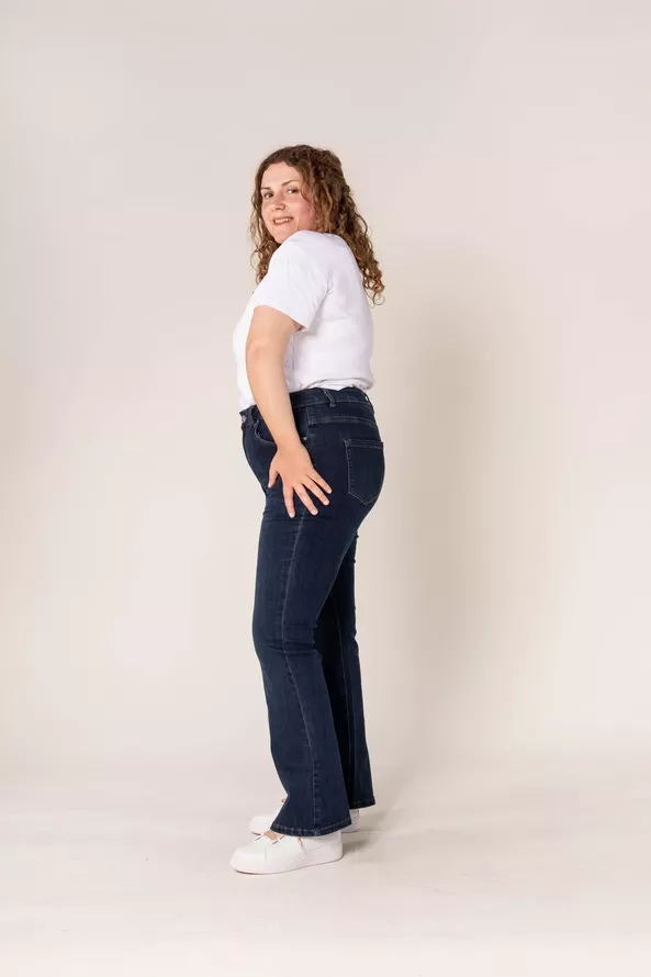 JEANS BOOT CUT - NINA CARTER - GRANDE TAILLE 40-50