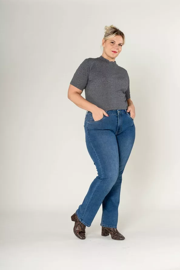 JEANS STRAIGHT - NINA CARTER - GRANDE TAILLE 40-50