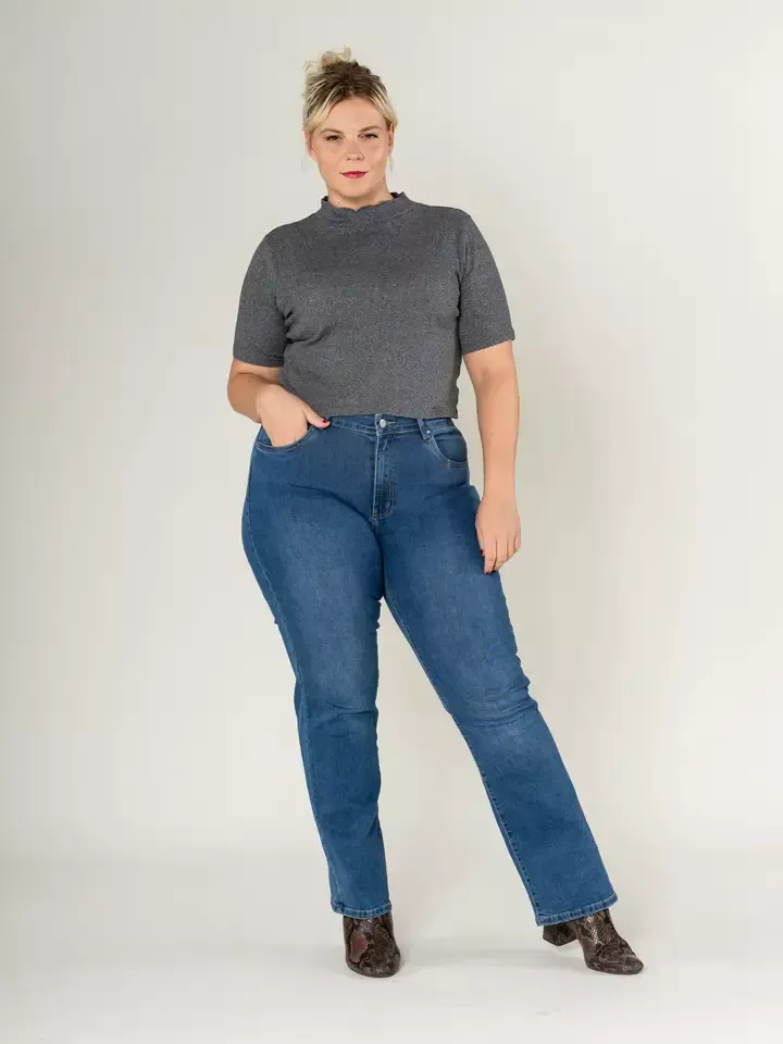 JEANS STRAIGHT - NINA CARTER - GRANDE TAILLE 40-50