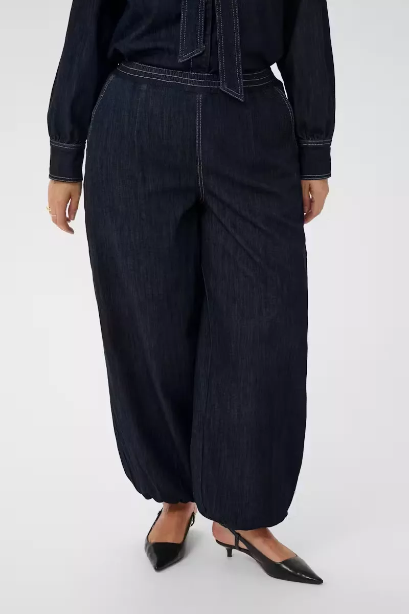 JEANS BARREL MALLY - KAFFE CURVE - GRANDE TAILLE 44-52