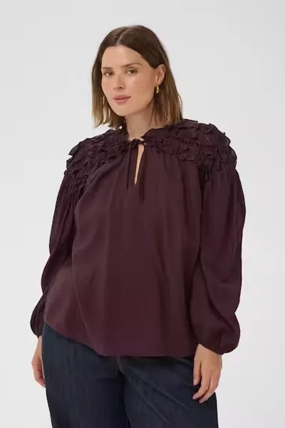 BLOUSE NICOLA - KAFFE CURVE - GRANDE TAILLE 44-52