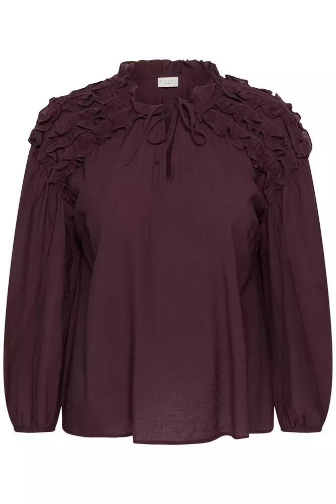 BLOUSE NICOLA - KAFFE CURVE - GRANDE TAILLE 44-52