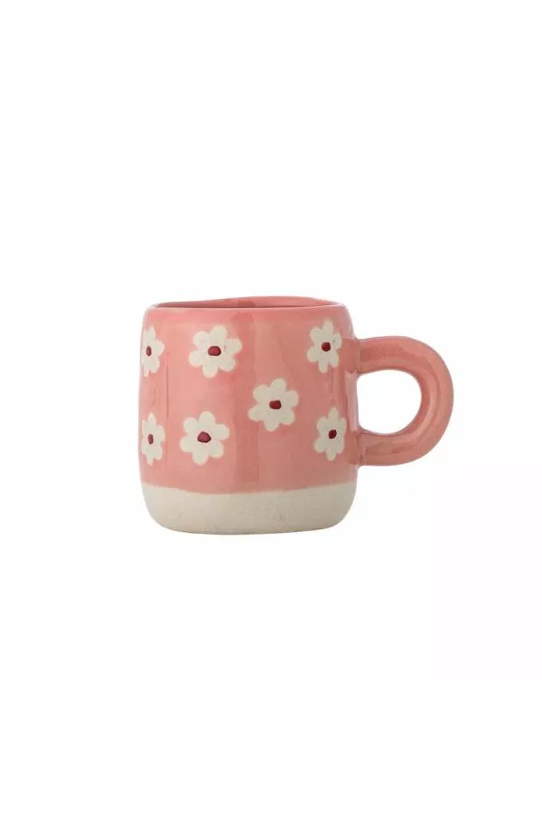 TASSE MILLIE EN GRÈS – ROSE À FLEURS – BLOOMINGVILLE MINI