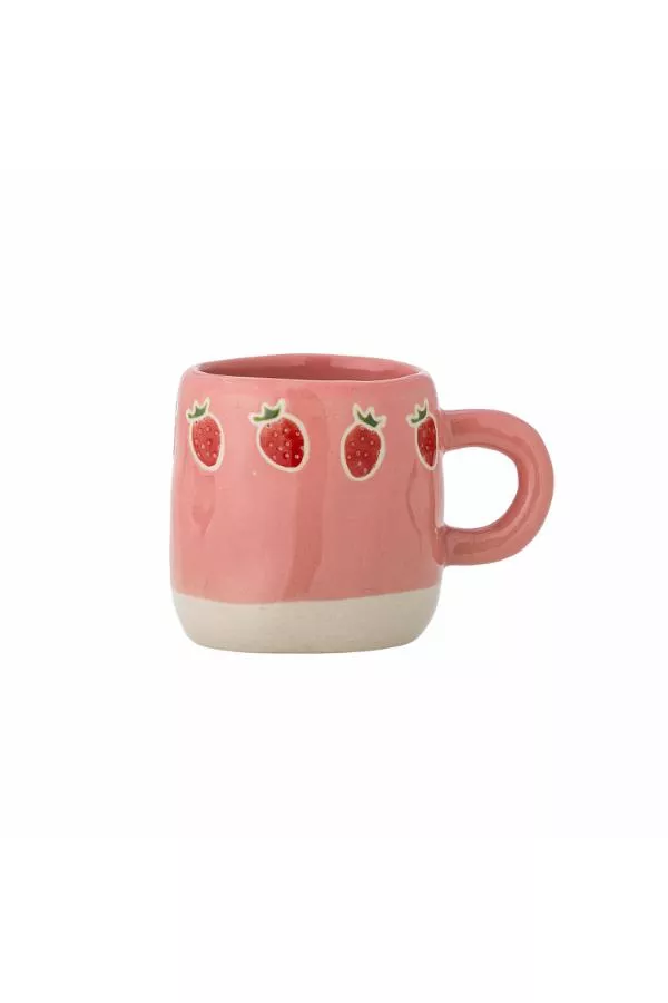 TASSE MILLIE EN GRÈS – ROSE À FRAISES – BLOOMINGVILLE MINI