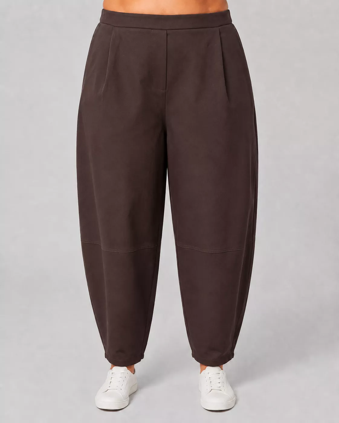 PANTALON BARREL COTON - ONLY CARMAKOMA - GRANDE TAILLE 42-54