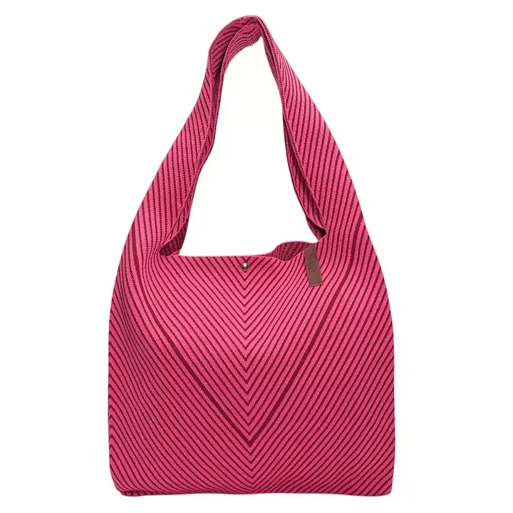 SHOPPER LOÏS – HIMBEERROSA UND BORDEAUX – LOT 83