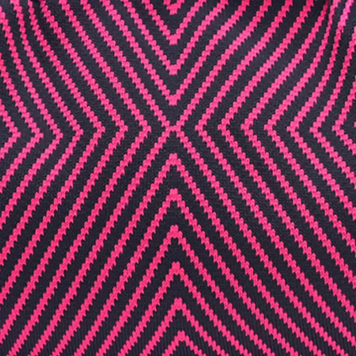 POCHETTE EMMA – FUCHSIA UND DUNKELBLAU – LOT 83