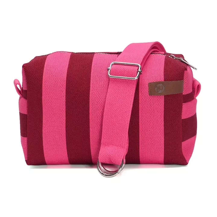 UMHÄNGETASCHE MEGAN – ROSA UND BORDEAUX – LOT 83