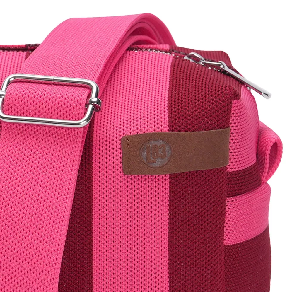 UMHÄNGETASCHE MEGAN – ROSA UND BORDEAUX – LOT 83